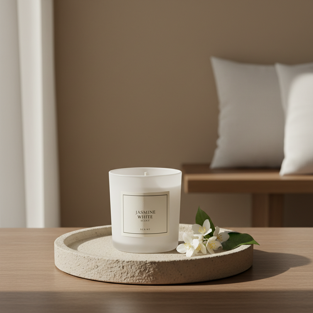 Jasmine White Candle